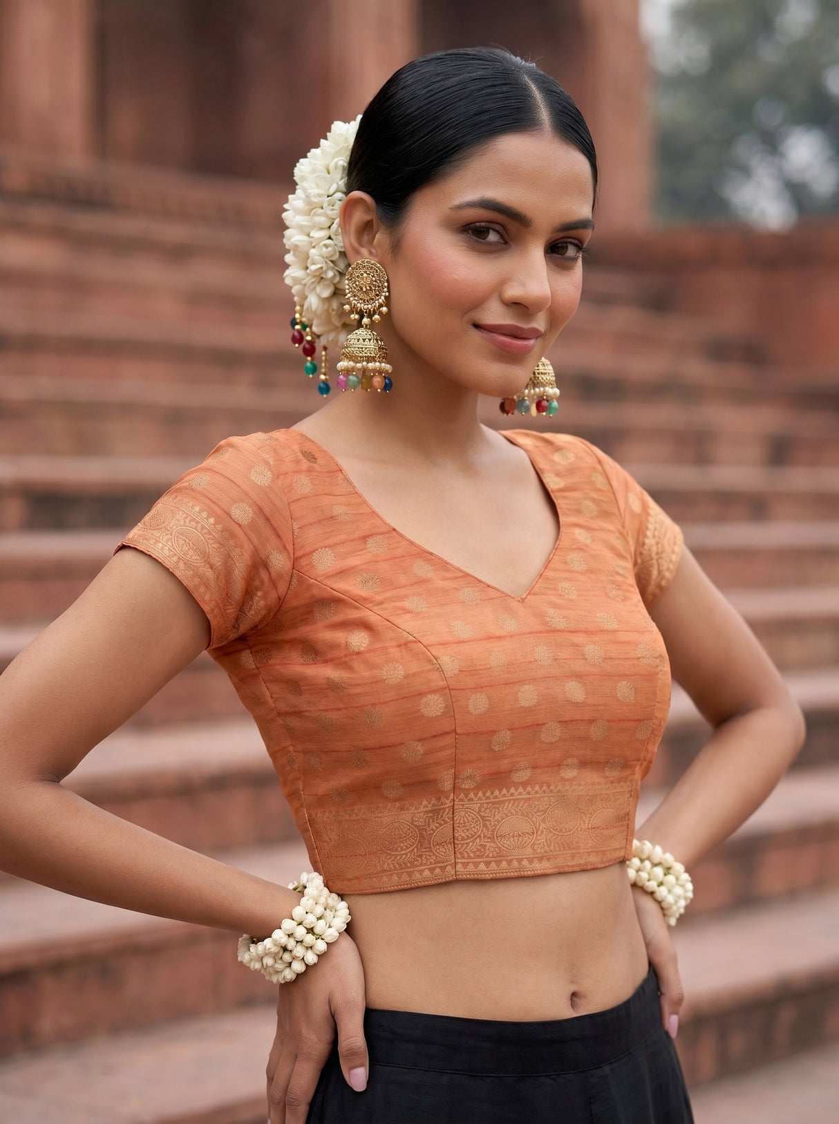 MIMOSA Saree Saree — blouse close-up