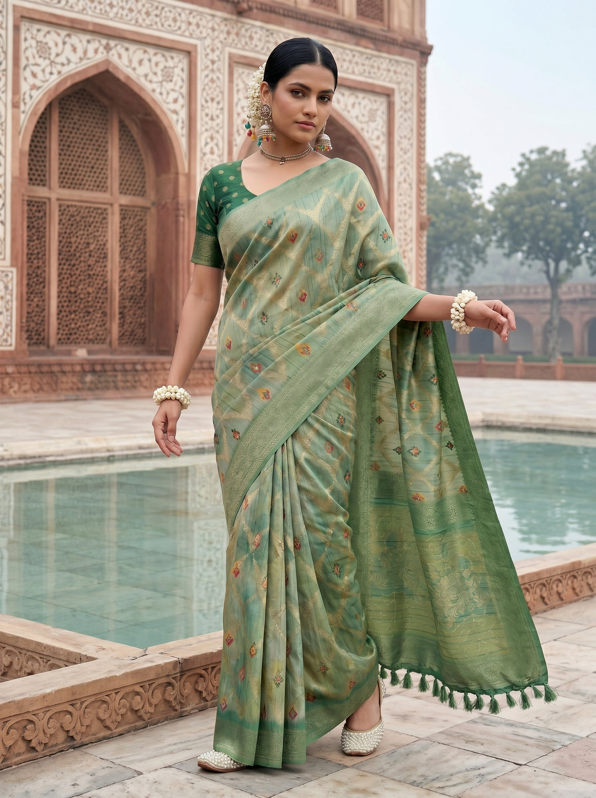 MIMOSA Saree Saree — pose 5 styling detail