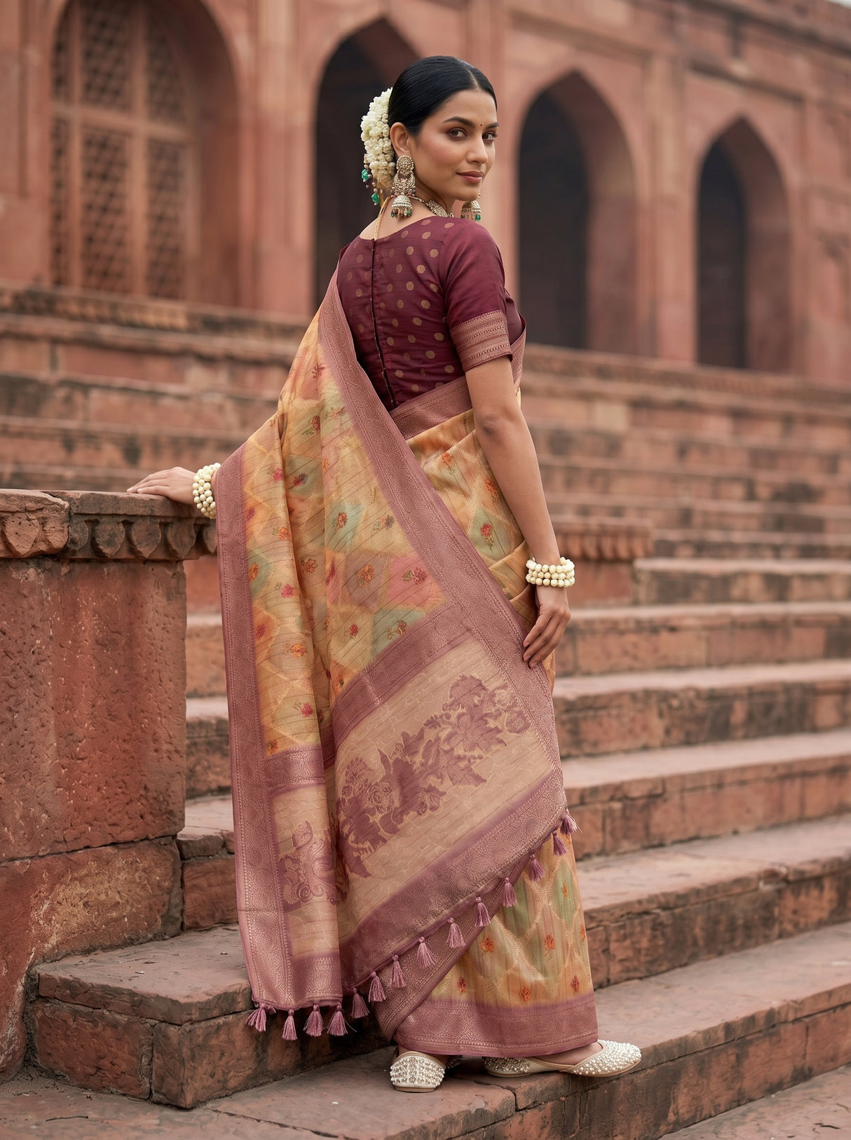 MIMOSA Saree Saree — pose 7 styling detail