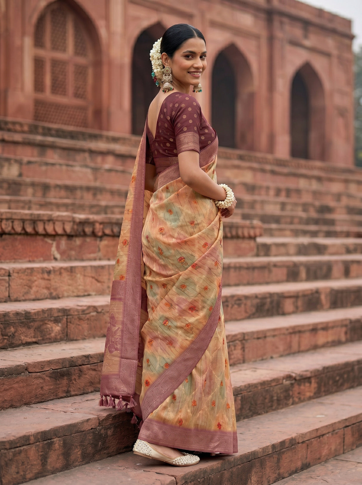 MIMOSA Saree Saree — pose 9 styling detail
