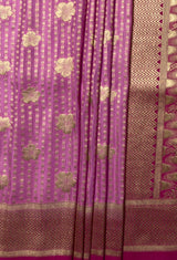 MIMOSA Parrot Royal Blue Mysore Silk crepe Saree — fleets shot full lifestyle