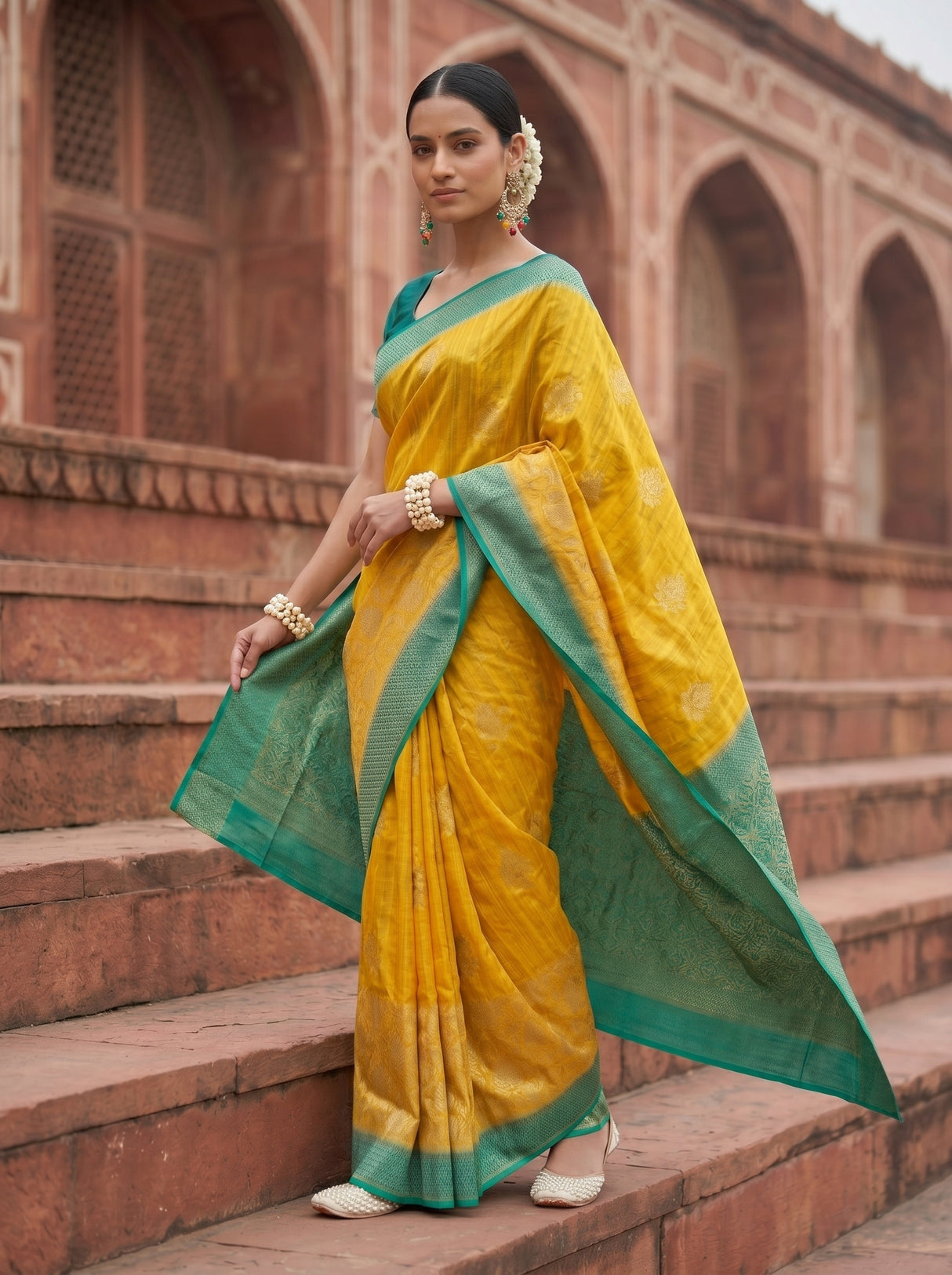 MIMOSA Saree Saree — pose 5 styling detail