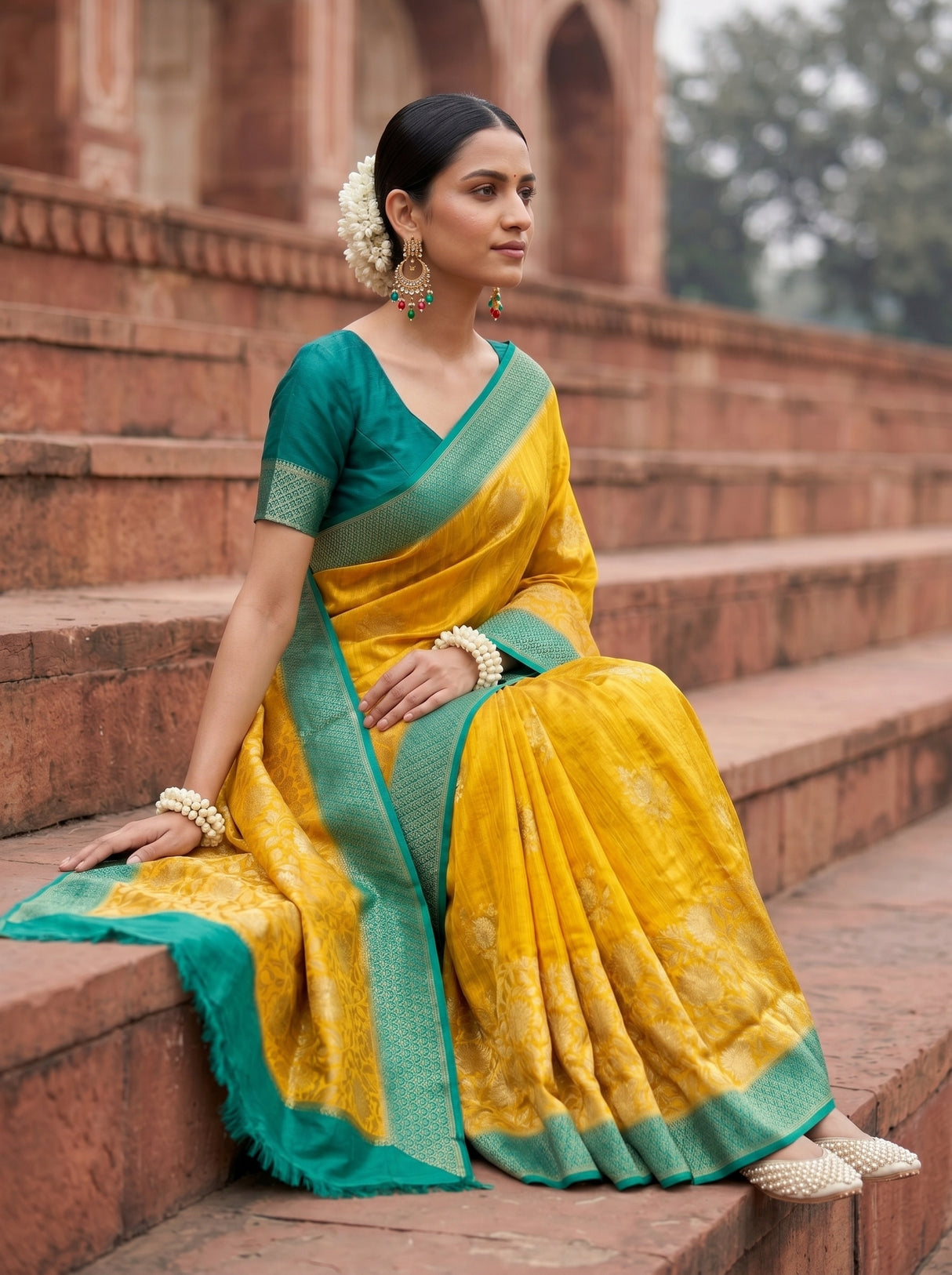 MIMOSA Saree Saree — pose 8 styling detail