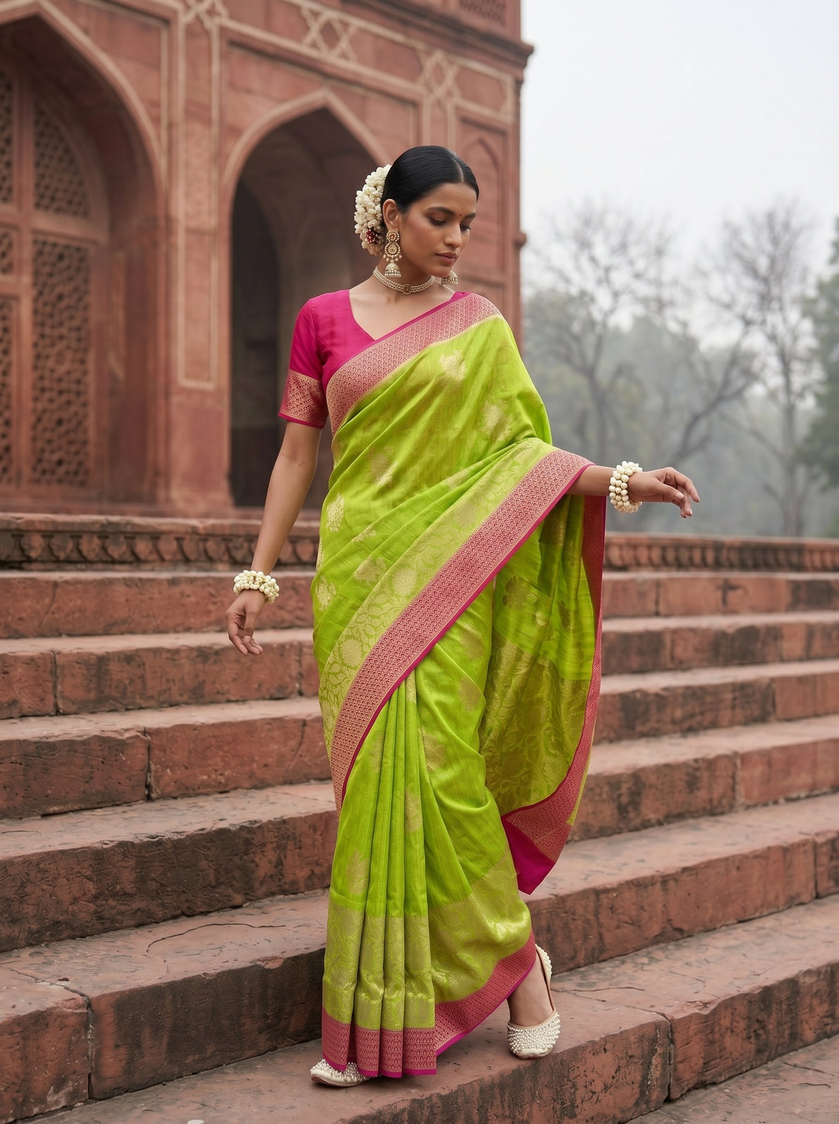 MIMOSA Saree Saree — pose 5 styling detail