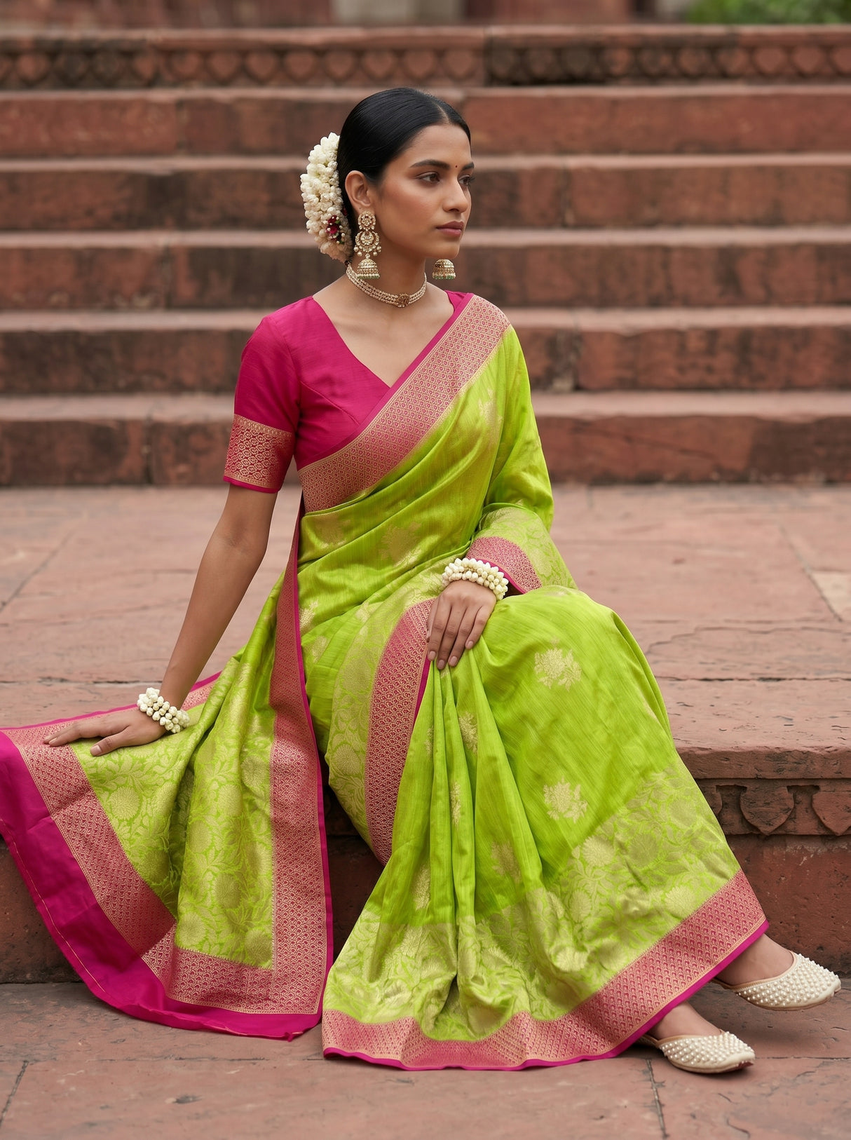 MIMOSA Saree Saree — pose 8 styling detail
