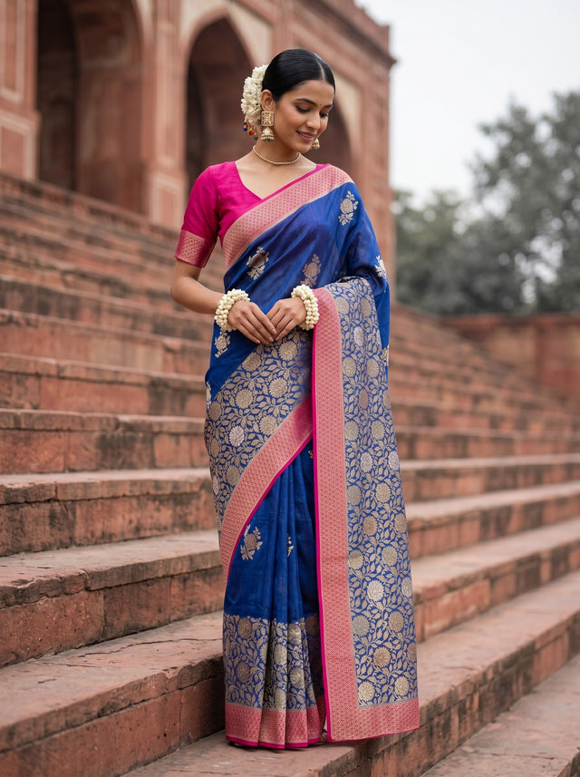 MIMOSA Saree Saree — front view on mannequin