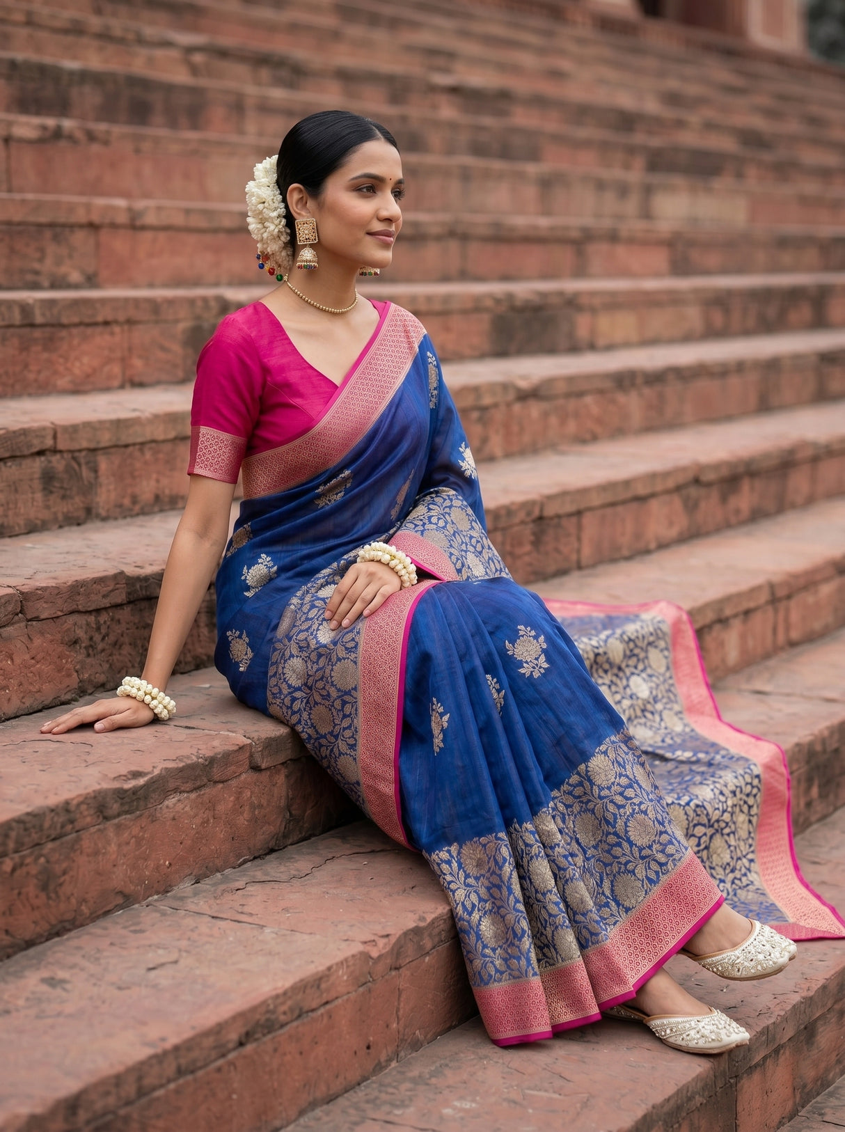 MIMOSA Saree Saree — pose 8 styling detail