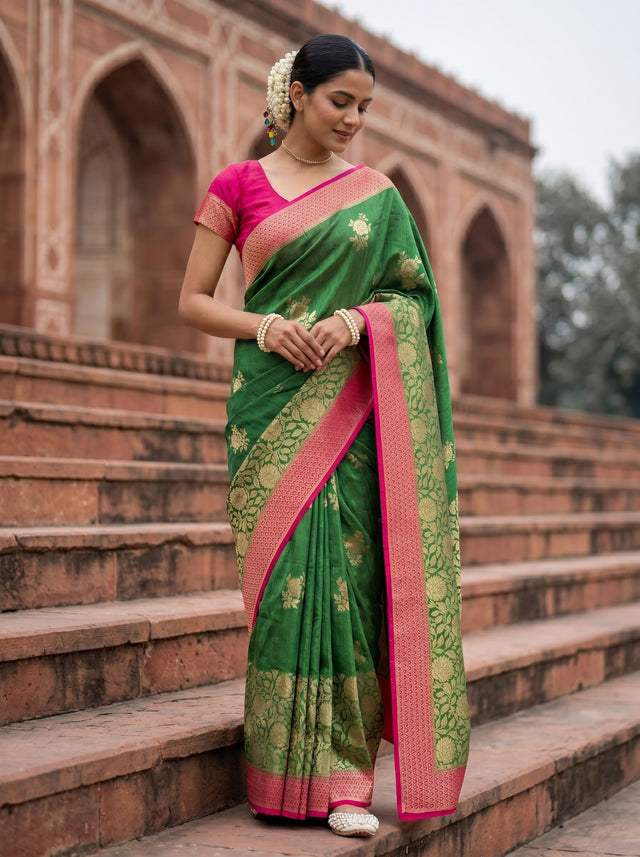 MIMOSA Saree Saree — front view on mannequin