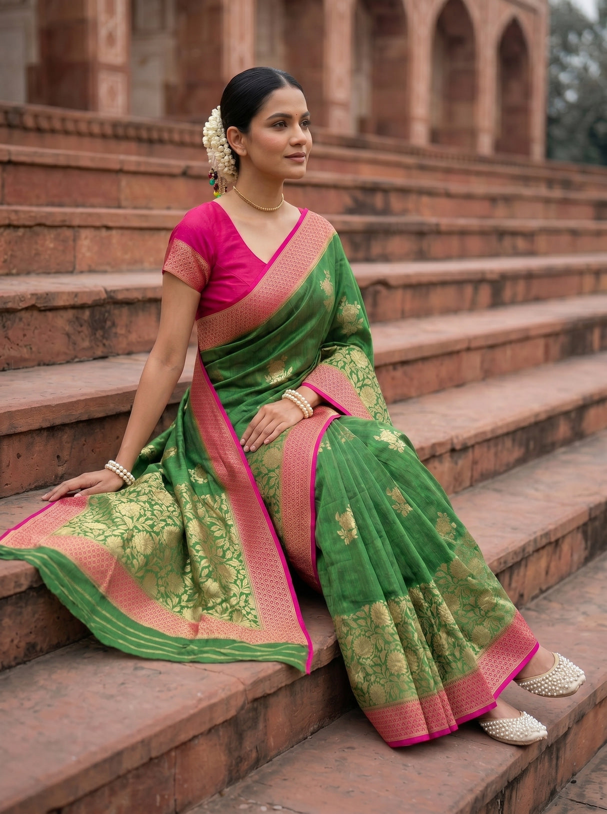 MIMOSA Saree Saree — pose 8 styling detail