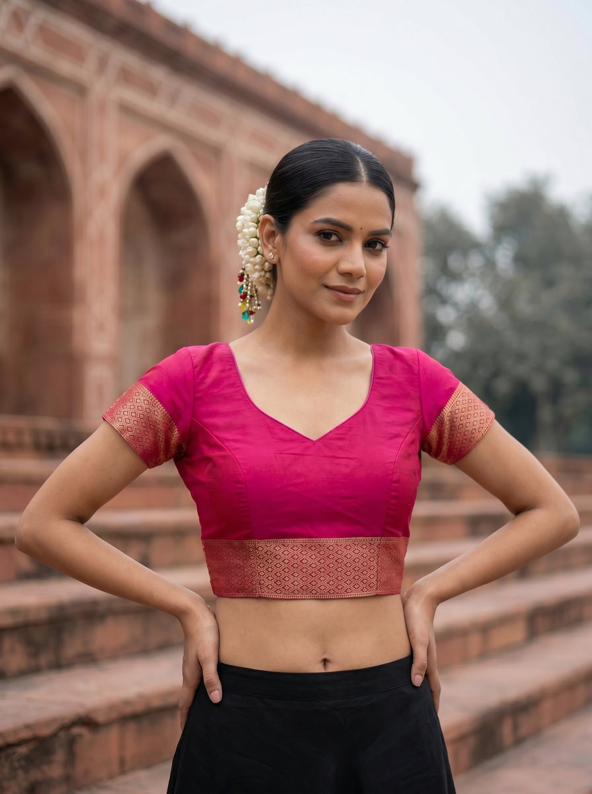 MIMOSA Saree Saree — blouse close-up