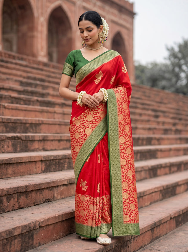 MIMOSA Saree Saree — front view on mannequin
