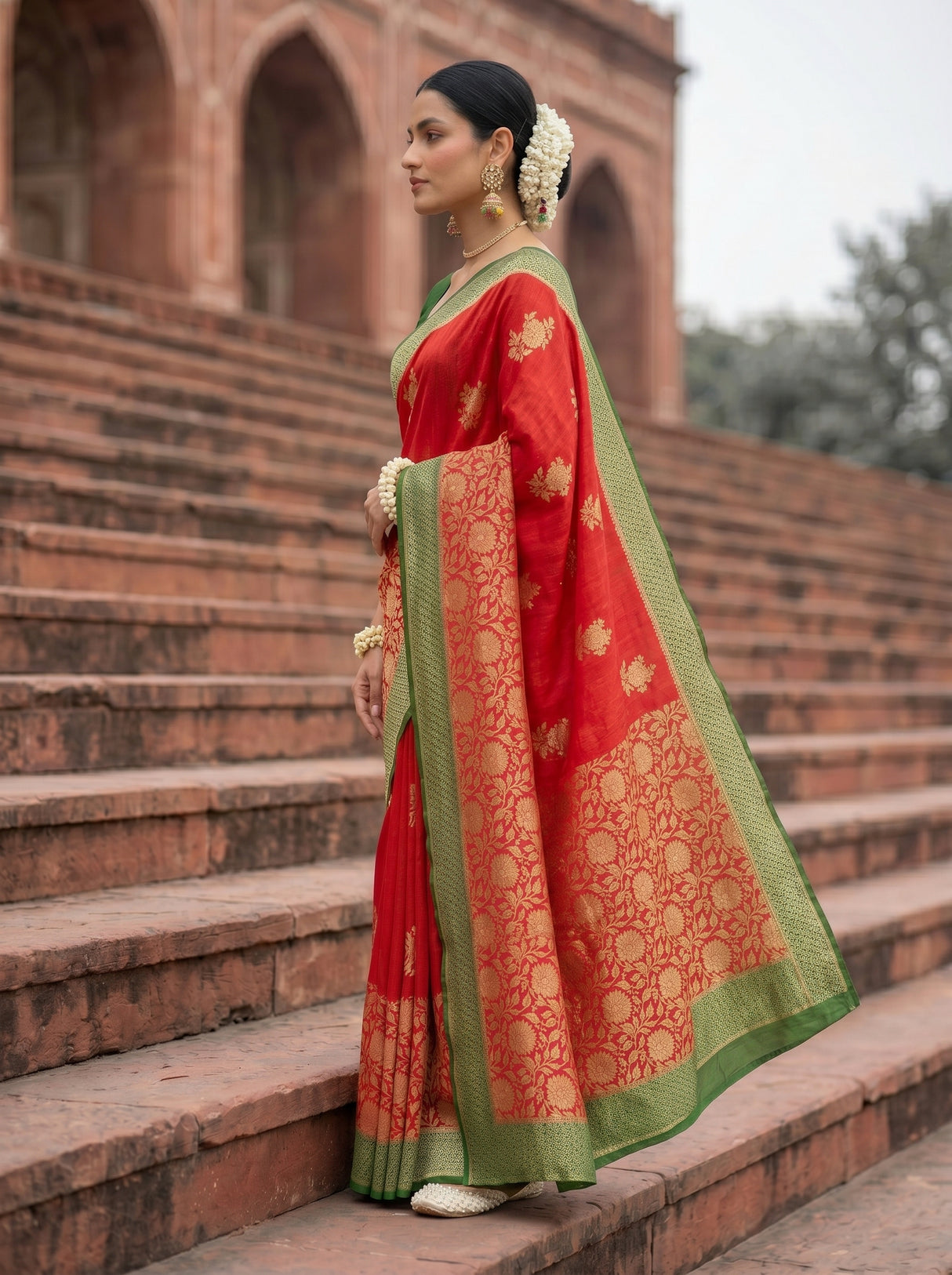 MIMOSA Saree Saree — pose 3 styling detail