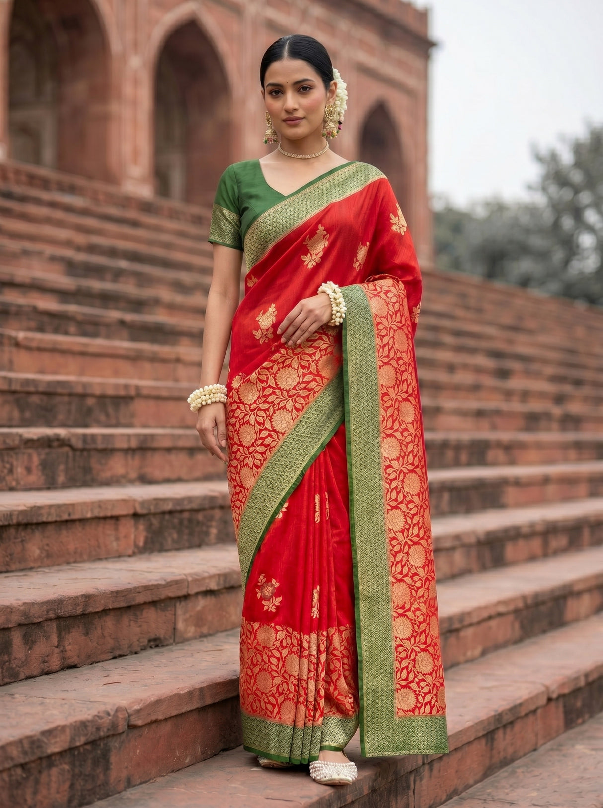 MIMOSA Saree Saree — pose 4 styling detail