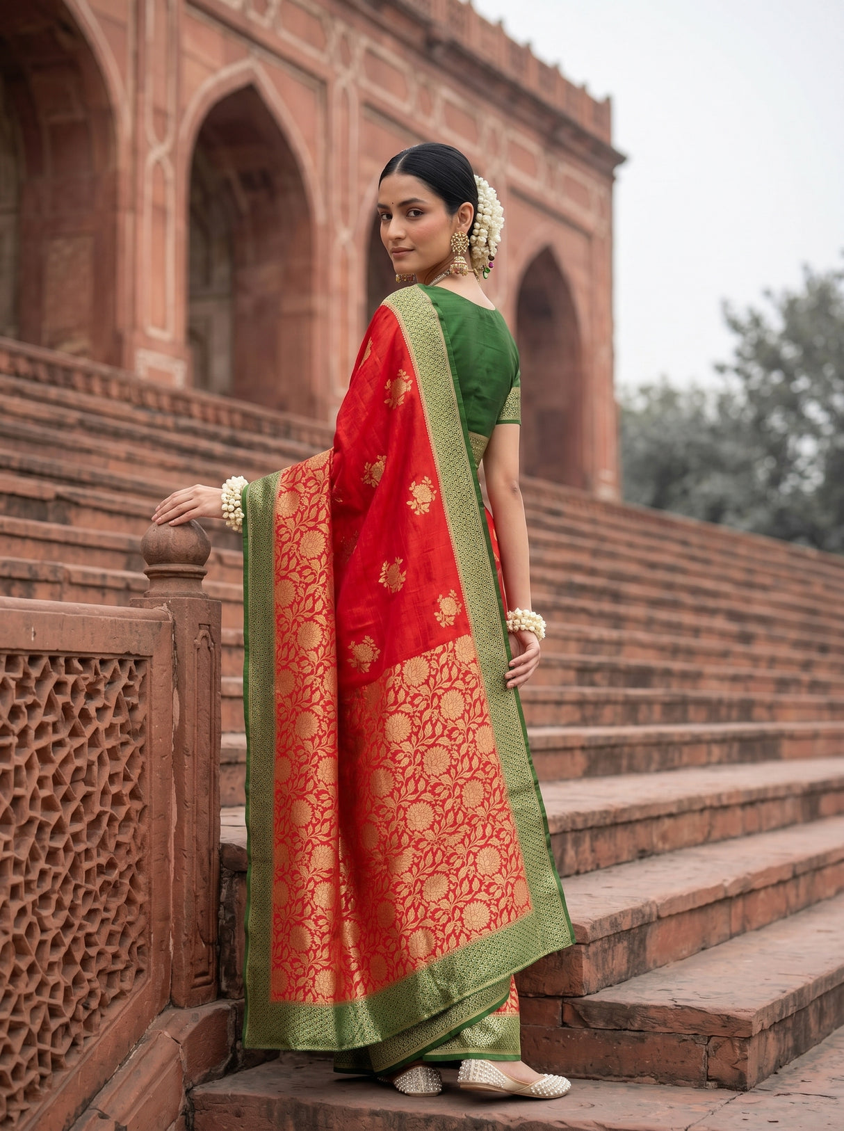 MIMOSA Saree Saree — pose 7 styling detail