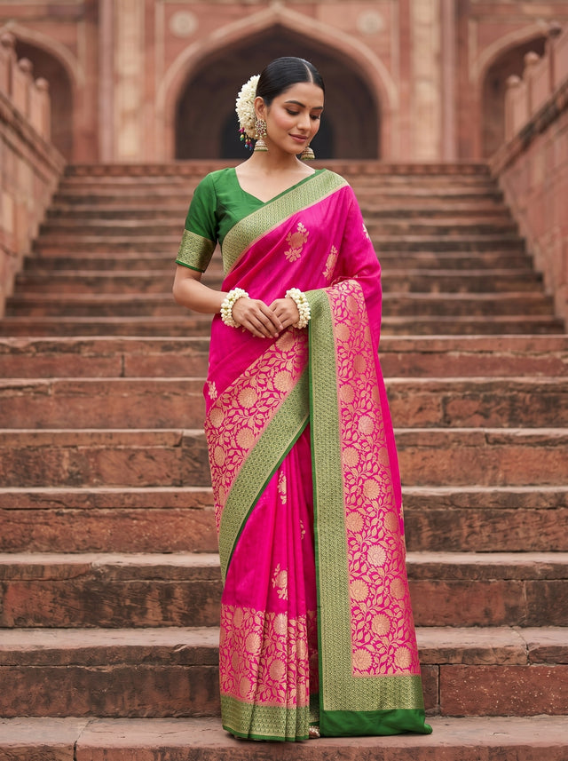 MIMOSA Saree Saree — front view on mannequin
