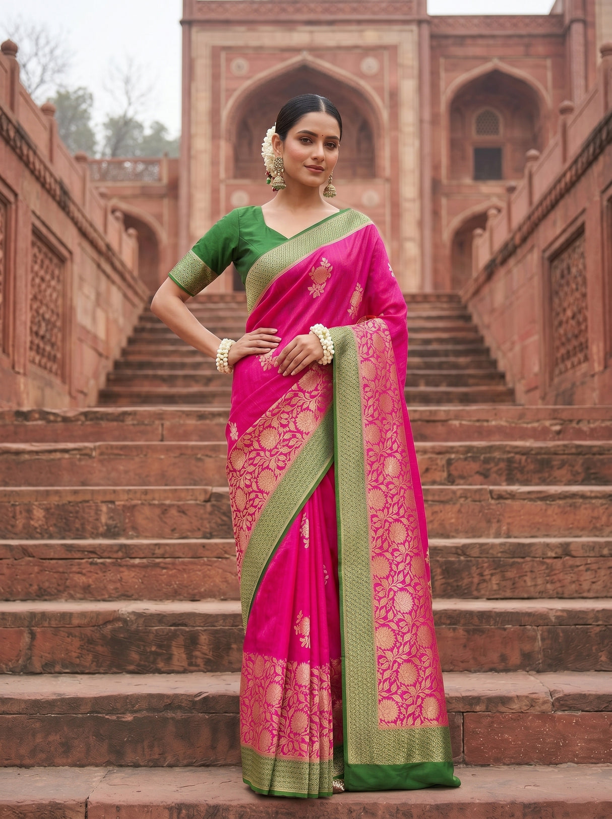 MIMOSA Saree Saree — pose 4 styling detail