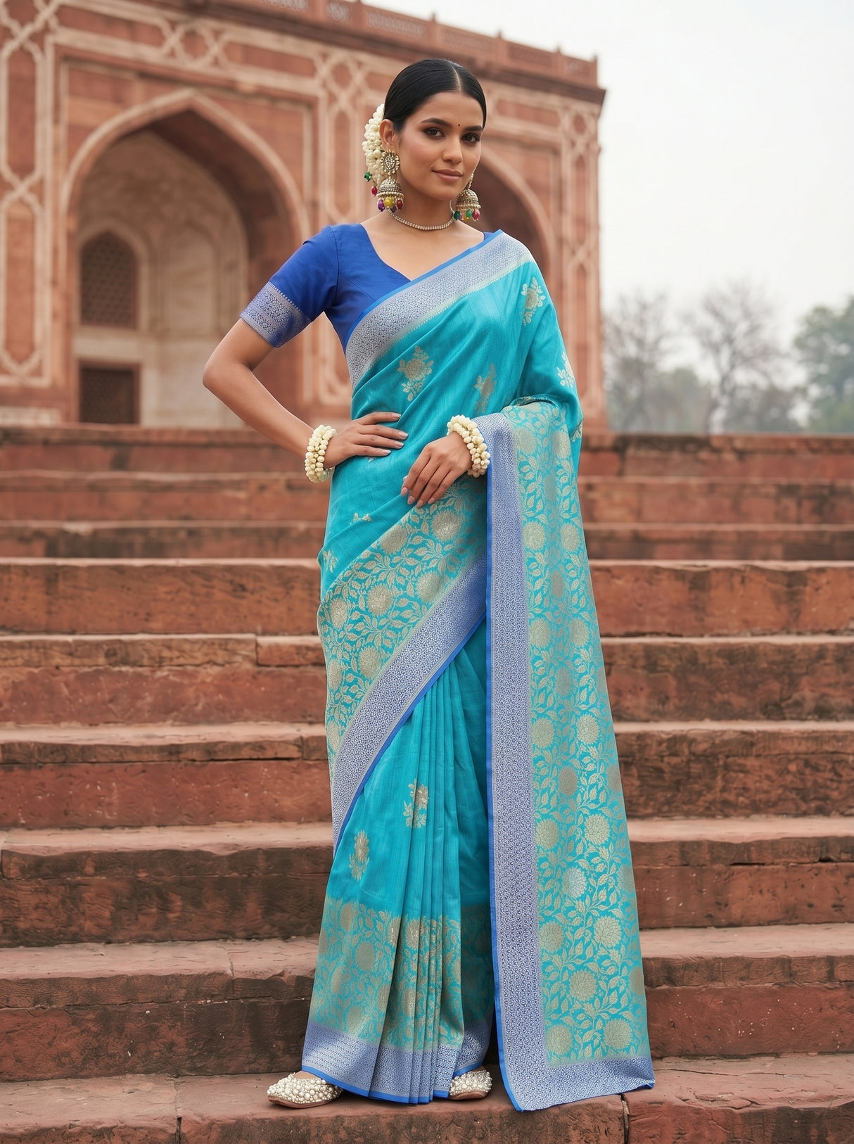 MIMOSA Saree Saree — pose 4 styling detail