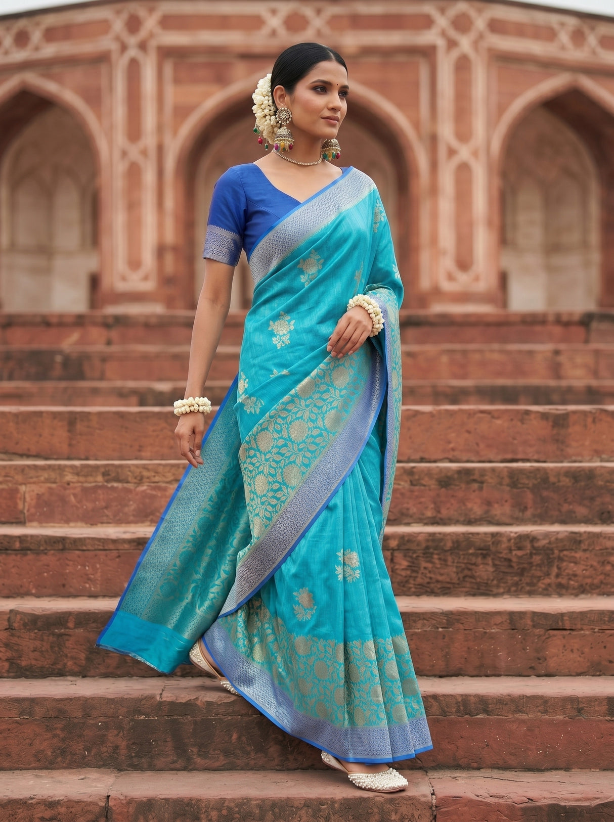 MIMOSA Saree Saree — pose 6 styling detail