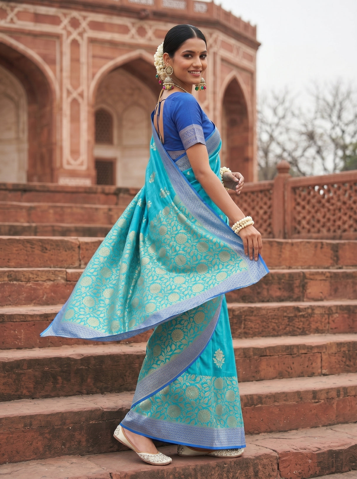 MIMOSA Saree Saree — pose 9 styling detail