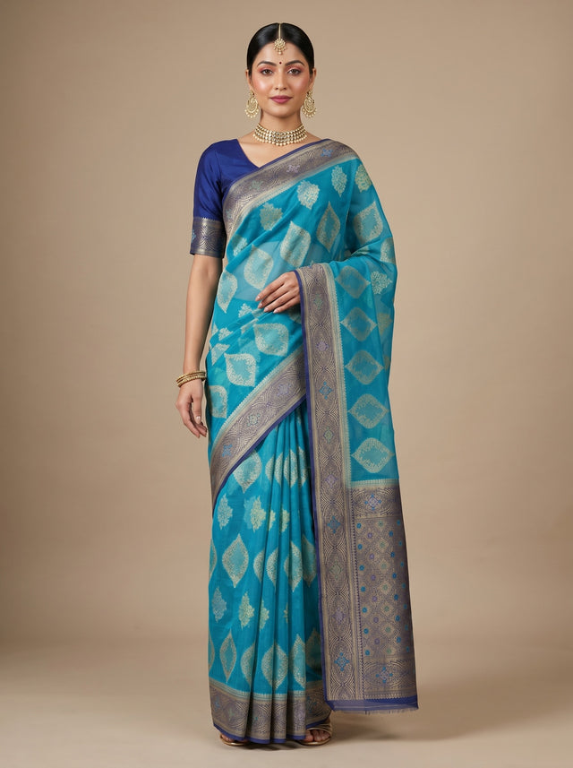 MIMOSA Saree Saree — front view on mannequin