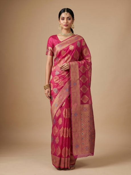 MIMOSA Saree Saree — front view on mannequin