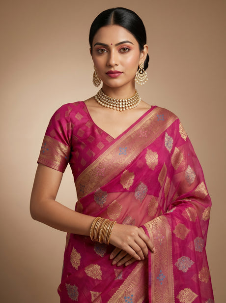 MIMOSA Saree Saree — pose 5 styling detail