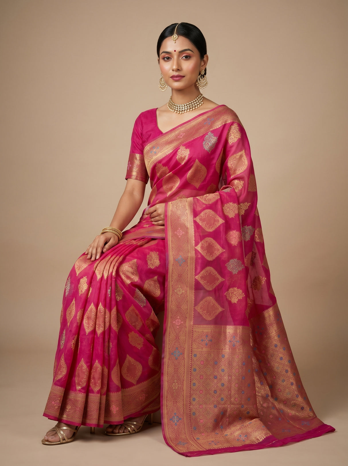 MIMOSA Saree Saree — pose 7 styling detail