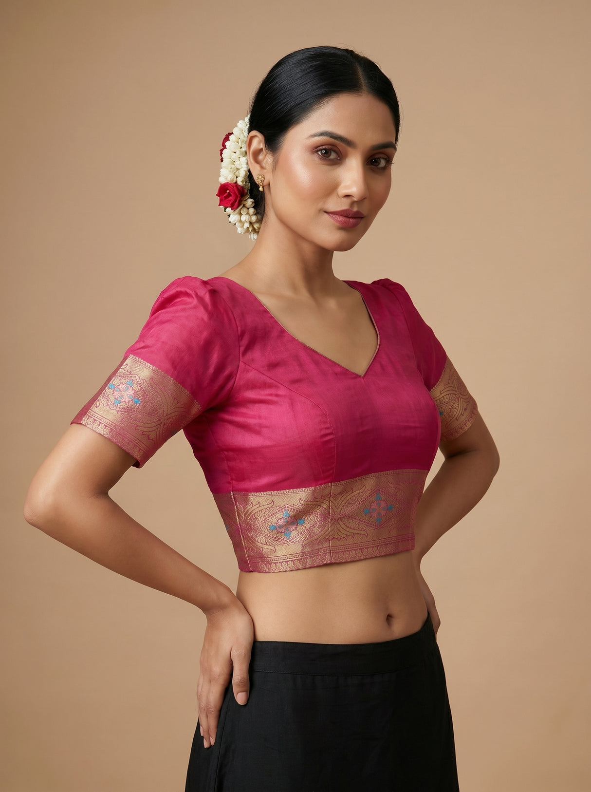 MIMOSA Saree Saree — blouse close-up