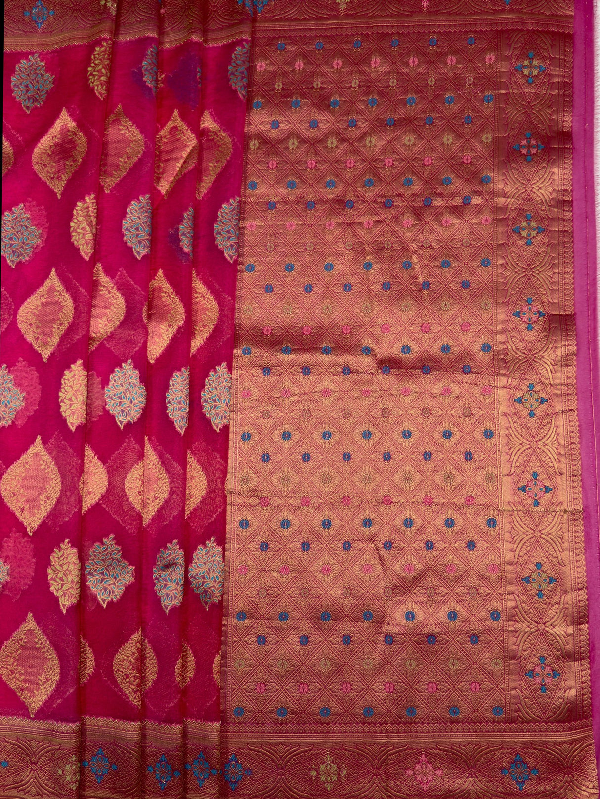 MIMOSA Saree Saree — pallu and zari work detail