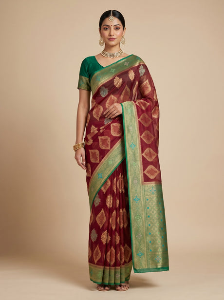 MIMOSA Saree Saree — front view on mannequin