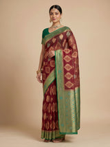 MIMOSA Saree Saree — pose 2 styling detail