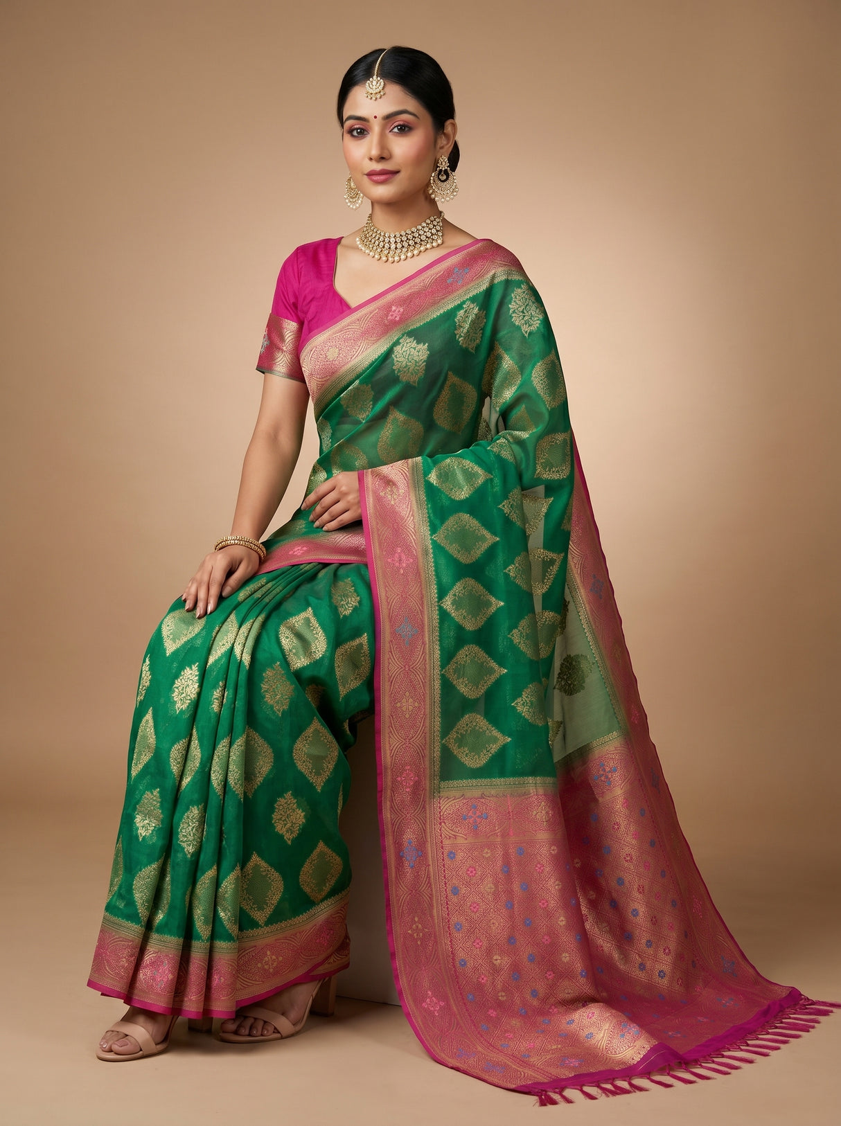MIMOSA Saree Saree — pose 7 styling detail
