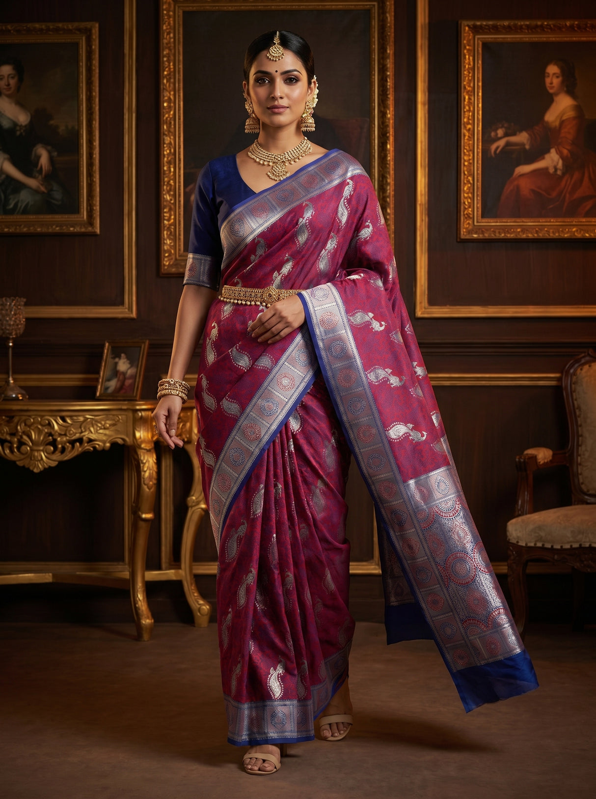 MIMOSA Saree Saree — pose 6 styling detail