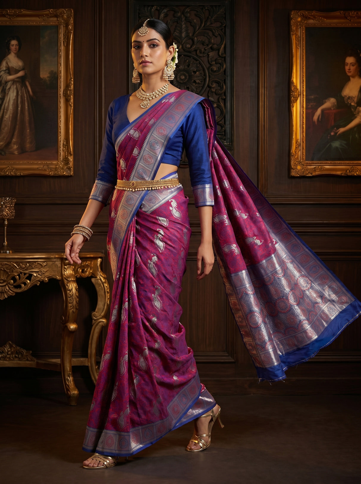MIMOSA Saree Saree — pose 7 styling detail