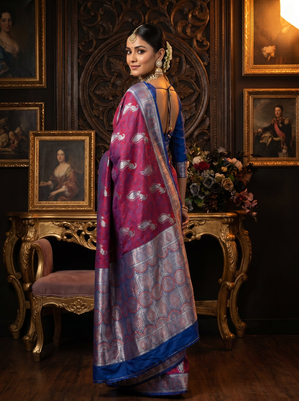 MIMOSA Saree Saree — pose 9 styling detail