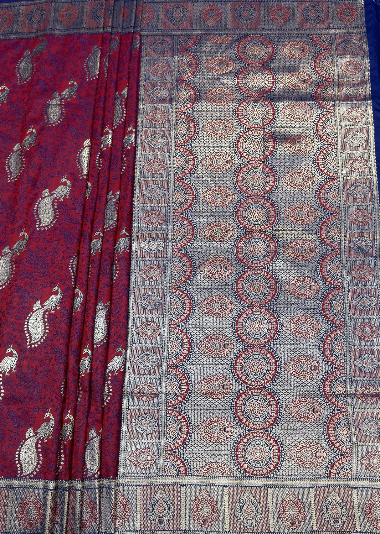 MIMOSA Saree Saree — pallu and zari work detail