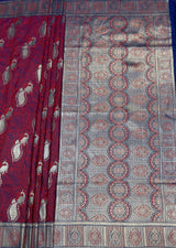 MIMOSA Saree Saree — pallu and zari work detail