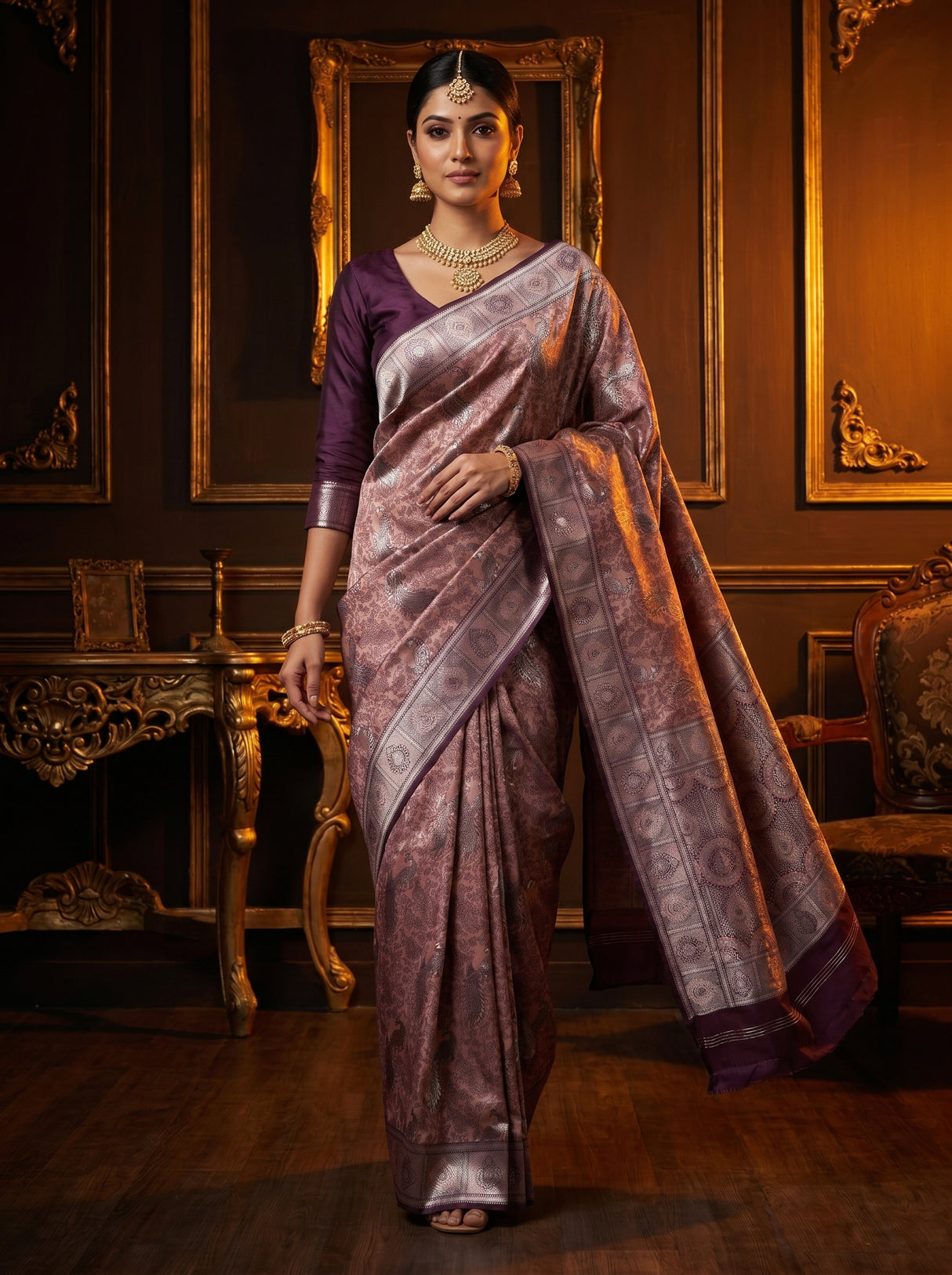 MIMOSA Saree Saree — pose 6 styling detail