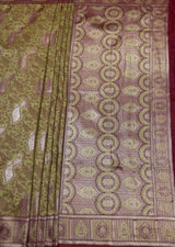 MIMOSA Saree Saree — pallu and zari work detail