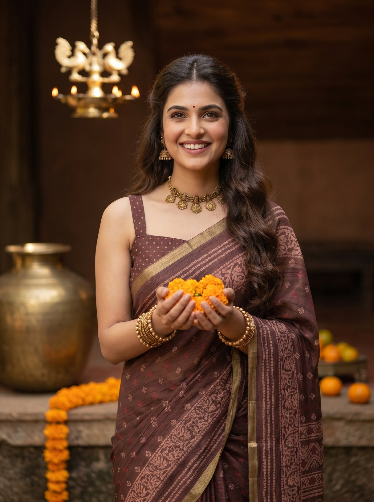 MIMOSA Saree Saree — pose 10 styling detail