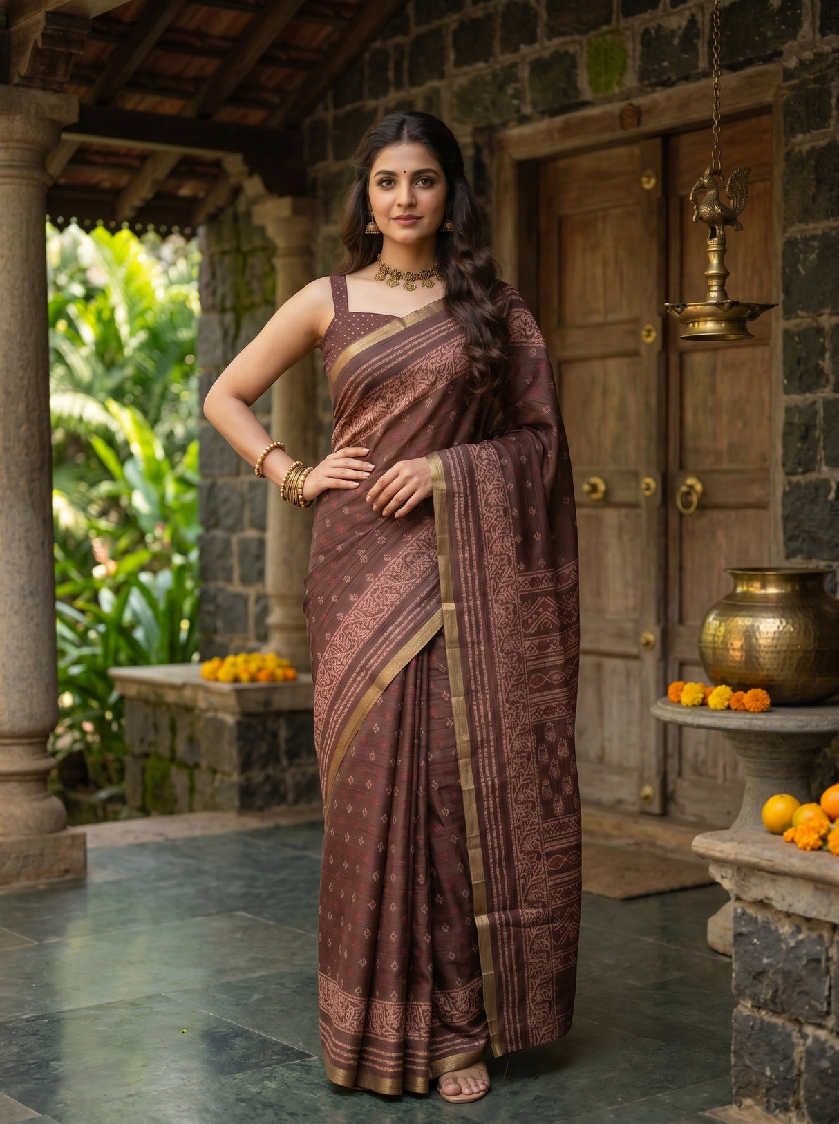 MIMOSA Saree Saree — pose 4 styling detail