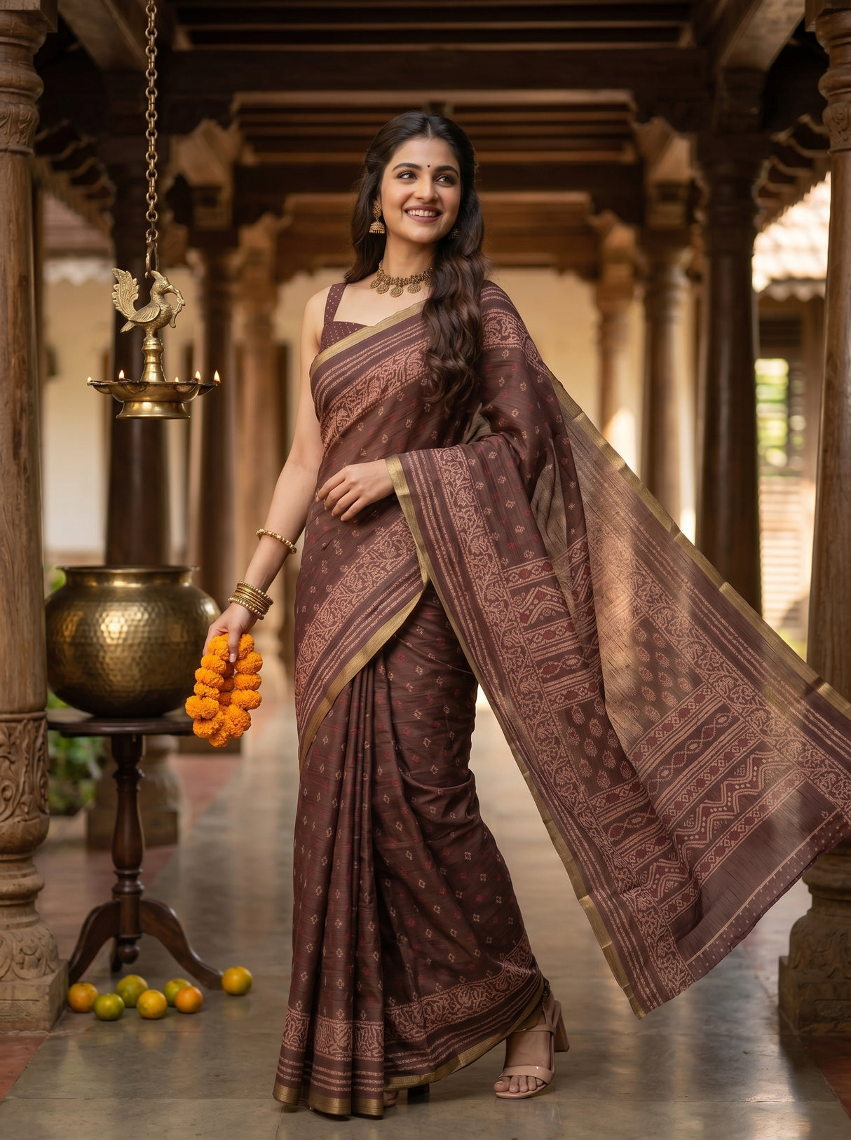 MIMOSA Saree Saree — pose 5 styling detail