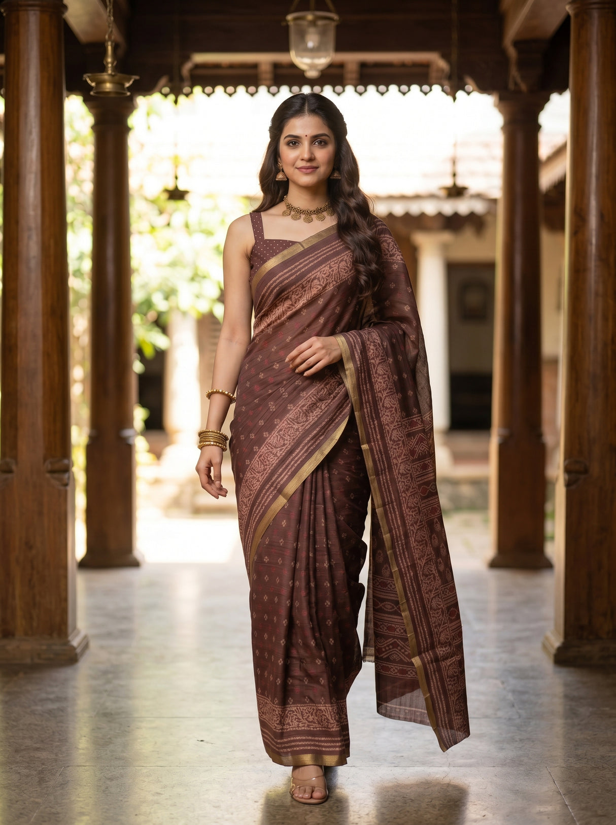MIMOSA Saree Saree — pose 6 styling detail