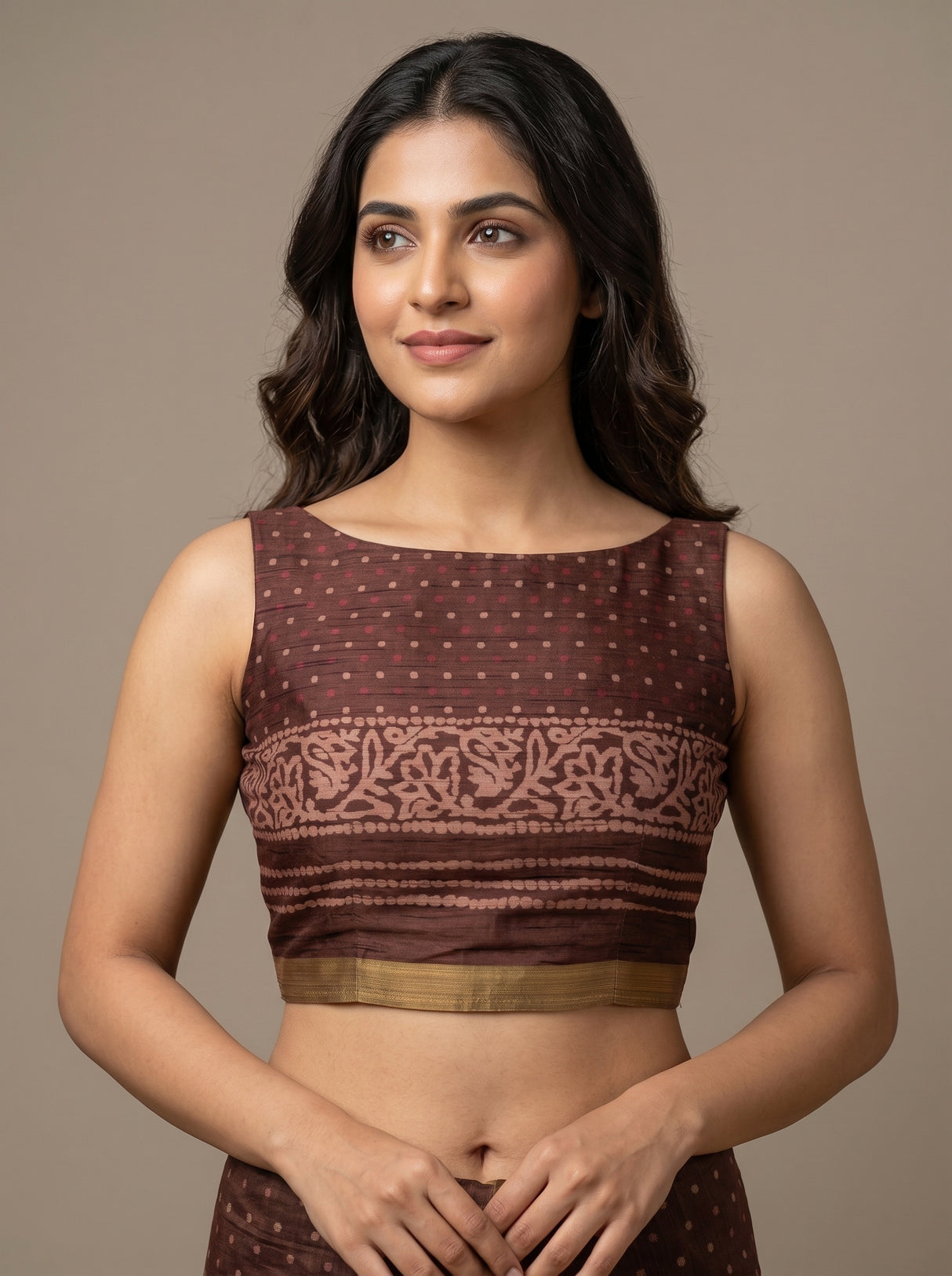 MIMOSA Saree Saree — blouse close-up