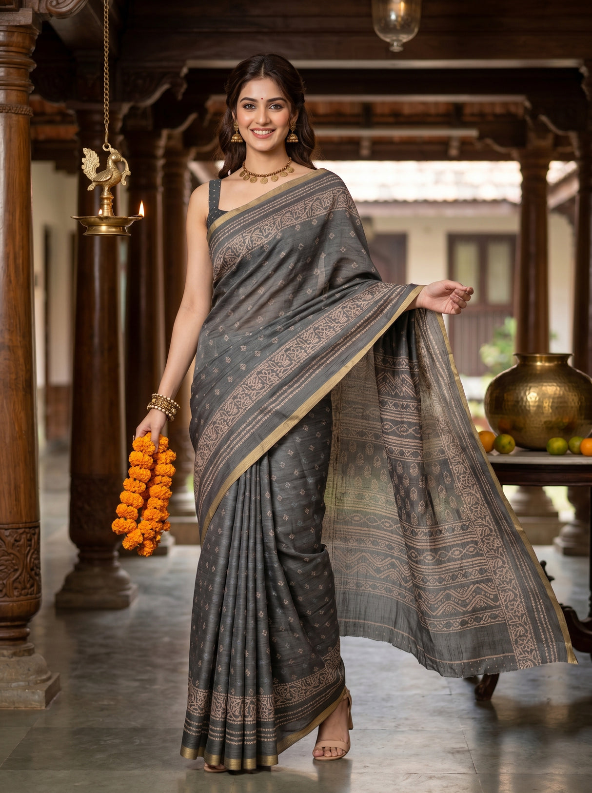 MIMOSA Saree Saree — pose 5 styling detail