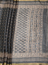 MIMOSA Saree Saree — pallu and zari work detail