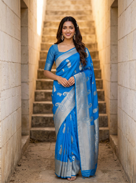 MIMOSA Saree Saree — front view on mannequin