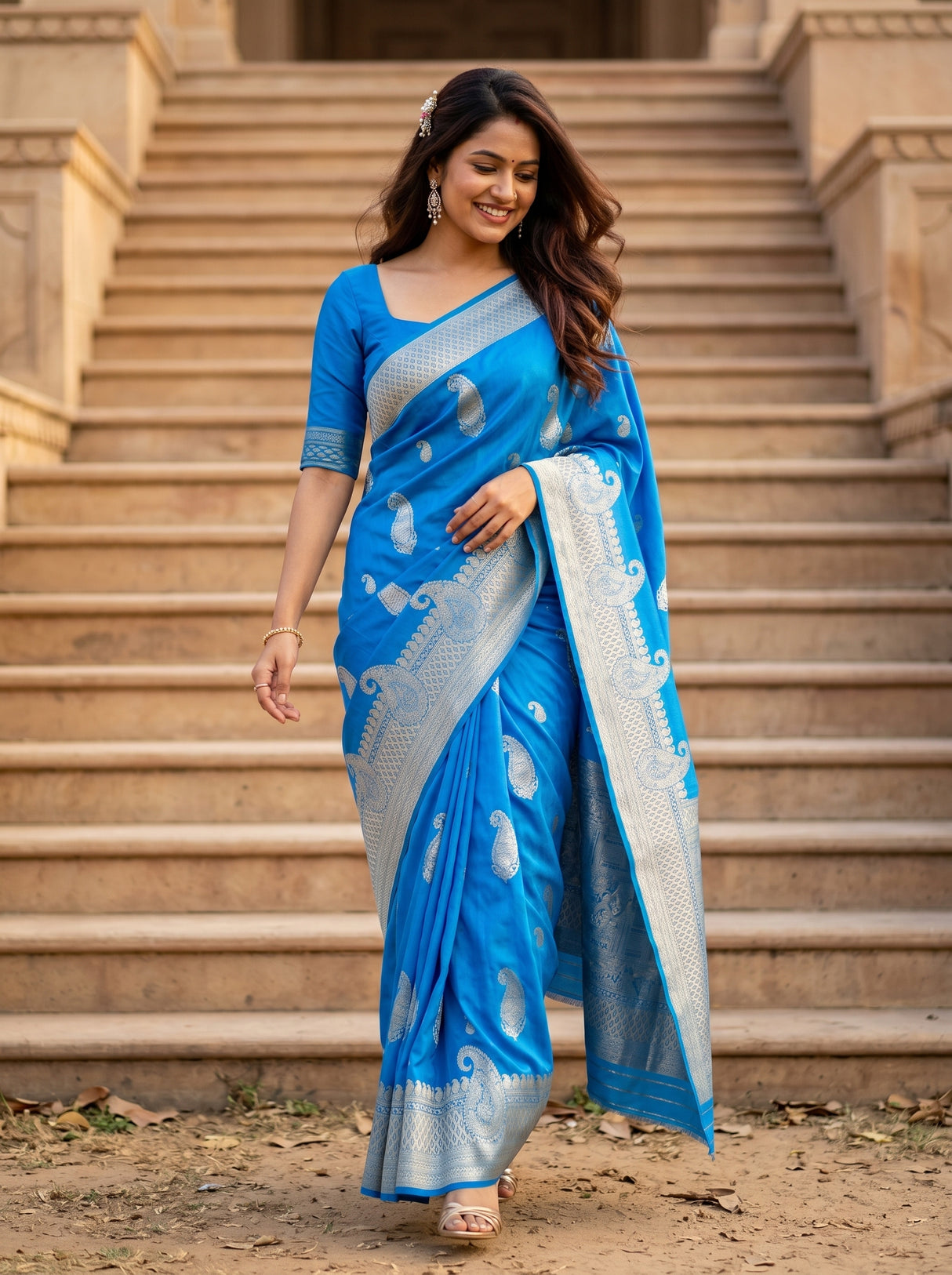MIMOSA Saree Saree — pose 6 styling detail
