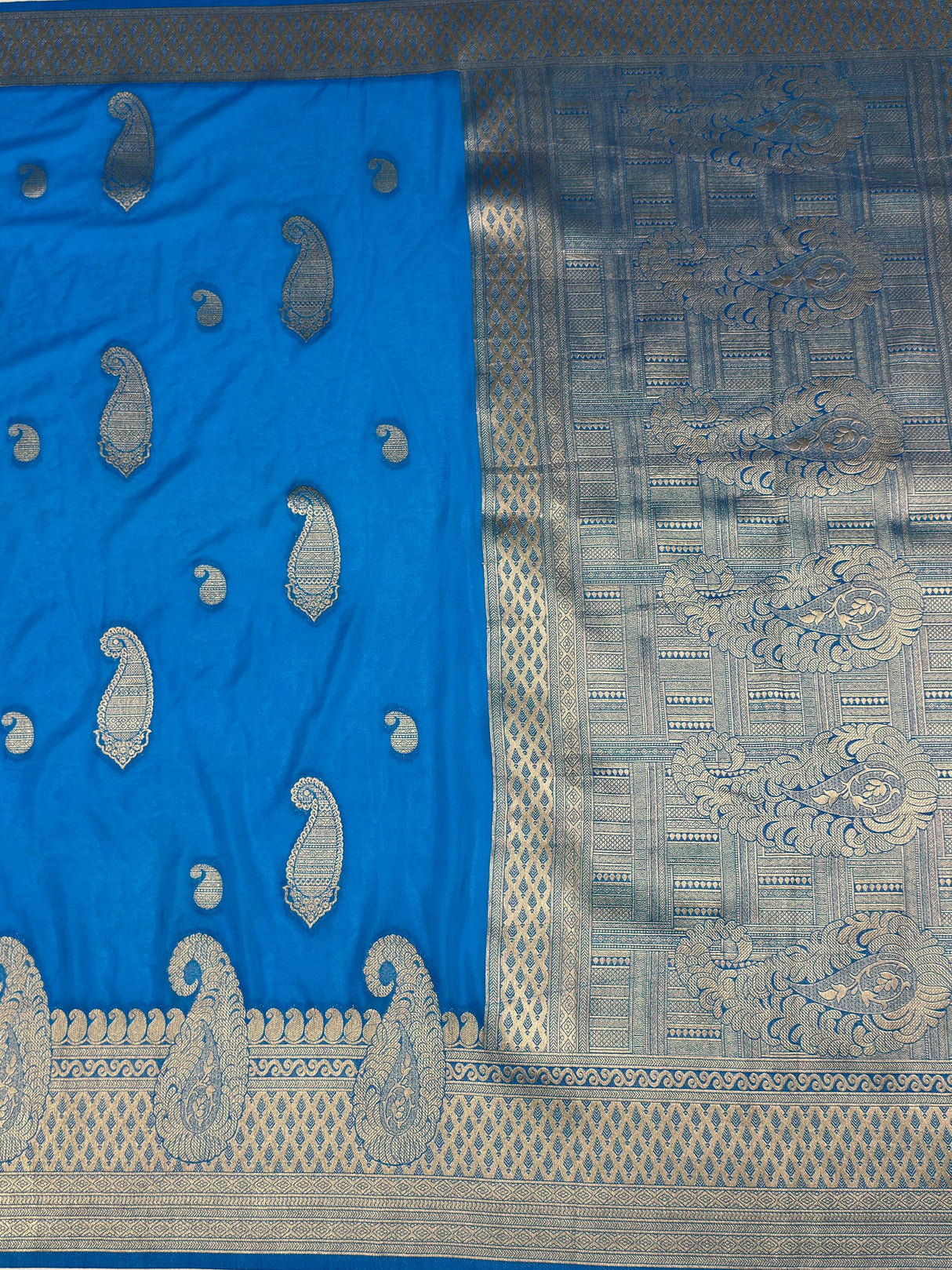 MIMOSA Saree Saree — pallu and zari work detail