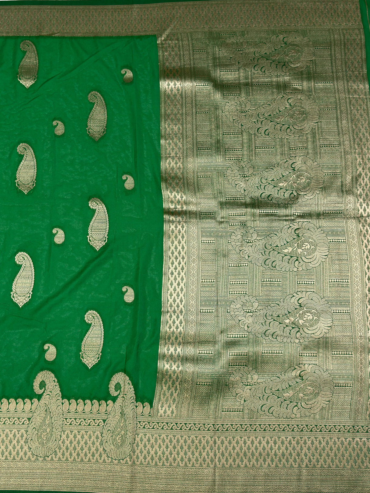 MIMOSA Saree Saree — pallu and zari work detail